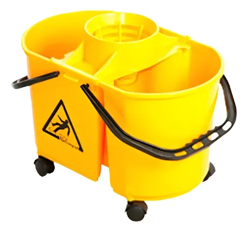 _Italimpia Balde Gemini con Ruedas y Escurridor Amarillo 20lt 20595 (4)