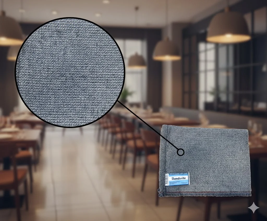 Banderita Trapo de Piso paño Gris Tejido Clasico 48cmx60cm 304 (120)