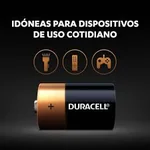 Pilas Alcalinas Duracell Tamaño D, blíster de 2 unidades, pack mayorista de 48 unidades totales.