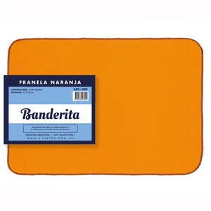 Banderita Franela Naranja 36cmx50cm 302 (60)