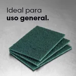 Fibra de limpieza multiuso 3M #96 Normal de 16x22 cm, pack industrial de 50 paquetes por 3 unidades.