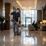 Sellador y acabado para pisos Johnson Diversey Plaza Plus 18,9 litros.