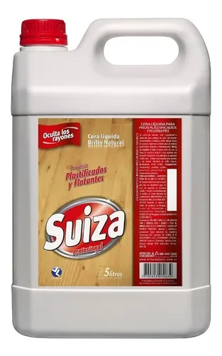 Suiza Cera para madera 5lt Liquida Plastificados/flotantes (4)