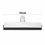 Secador de piso profesional Italimpia Moss 55cm con doble goma negra y cuerpo blanco.