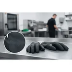 Guantes de protección química Mapa Professional Technimix 415, color negro, mezcla de neopreno y látex.