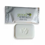 Jabón Good Cream de 20 gramos en Flow Pack individual, caja de 400 unidades de General Chemicals.