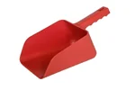 Pala especiera mediana Italimpia 44203 color rojo, pack de 10 unidades para uso alimentario.