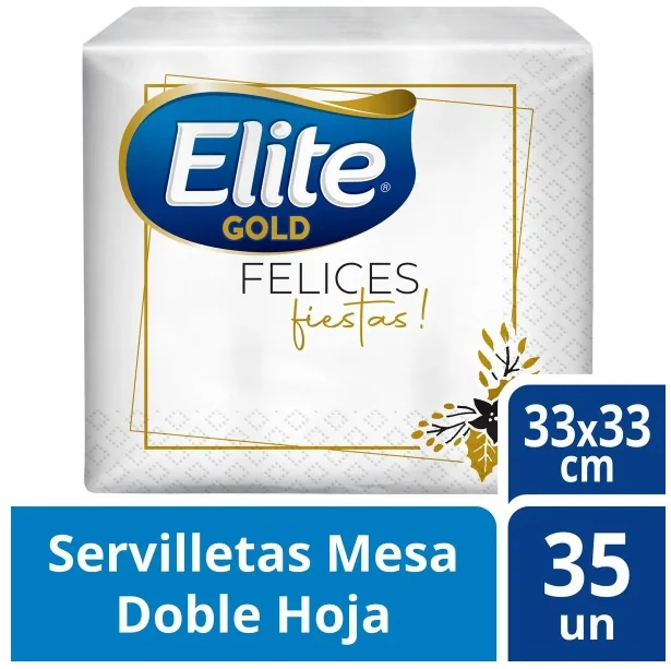 _Elite Servilletas 35un Gold Navidad 33cmX33cm (48)
