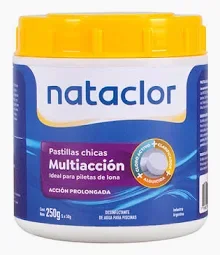 Nataclor Pastilla Multiaccion 250gr para Piletas de Lona 50gr cada una (40)
