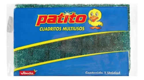 Vileda Patito Esponja Cuadraditos Multiusos (72)