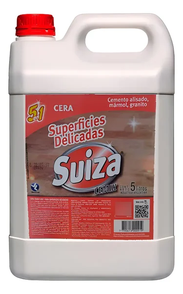 Suiza Cera para pisos 5lt Cemix cemento alisado (4)