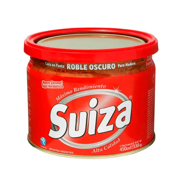 Suiza Cera para madera 450ml Liquida Roble oscuro (12)