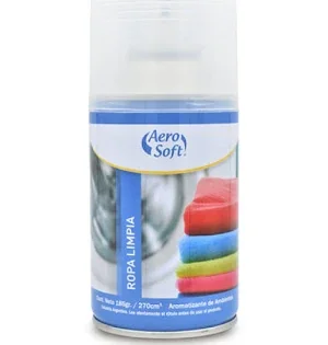 Aero Soft Aromatizante Ambiental 270ml Ropa Limpia (12)