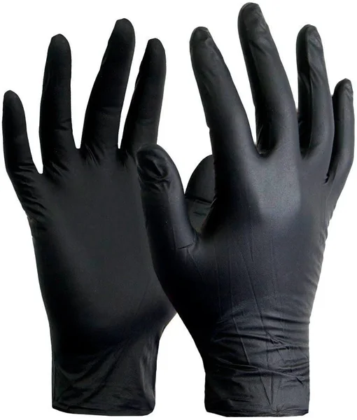 Mediglove Guantes 100un Nitrilo Negro M Reforzado  (10)