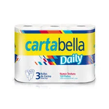 Cartabella Rollo Cocina 3un 40 paños Blanco (10)