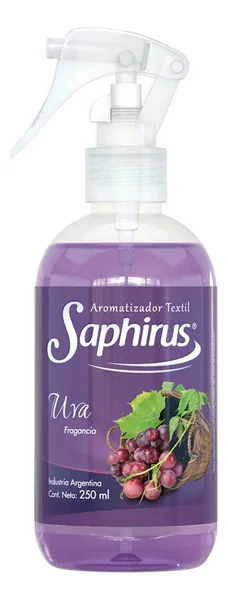 Saphirus Aromatizante Textil 250ml Uva (12)