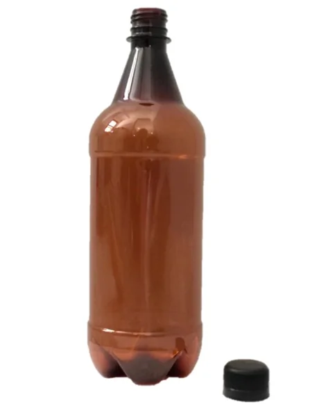 Dundalk Botella 1lt PET ambar con tapa (1)