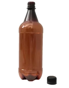 Dundalk Botella 1lt PET ambar con tapa (1)
