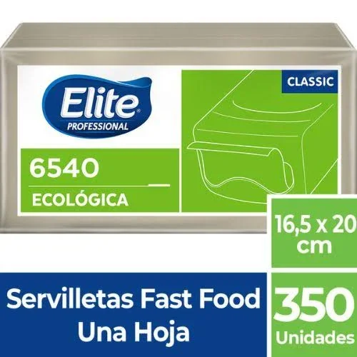 ElitePro Servilletas 8400un SH 16,5x20cm FastFood 6540 (1)