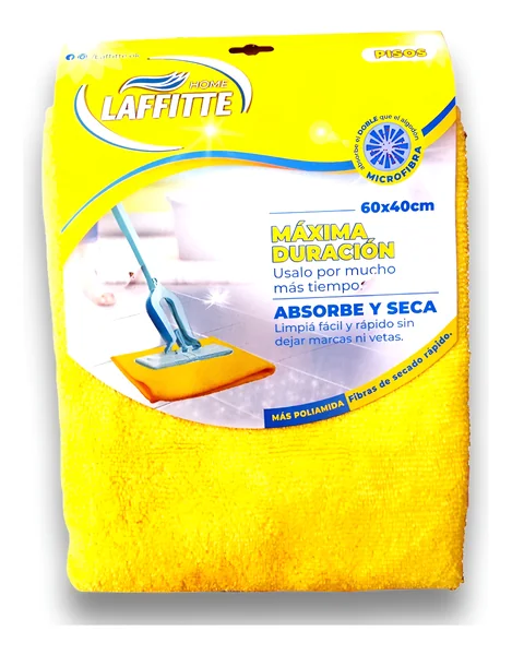 Lafitte pano Microfibra 1un 40x60cm piso amarilla (120)