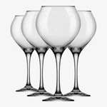 Detalle del borde fino y tallo reforzado de la copa Nadir Prestige 600ml.