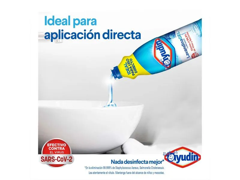 Aplicación de Ayudín Lavandina en Gel en sanitarios de un hotel o cabaña.