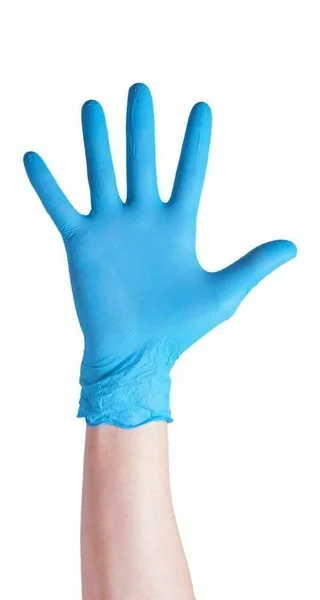 Mediglove Guantes 100un Nitrilo Azul sin Polvo Descartables L (10)