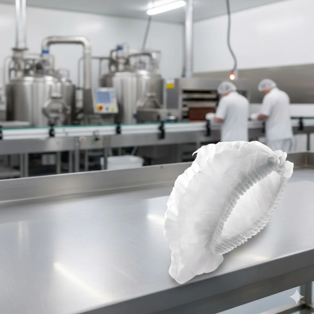 Healty Lab Cofia 100un Descartables Friselina plisada (1)