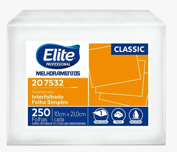 ElitePro Servilletas 18000un SH Classic Intercalada 72 paquetes de 250un 207532 - 6523 (1)