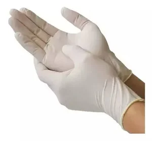 As Guantes 100un Latex Descartables M (10)