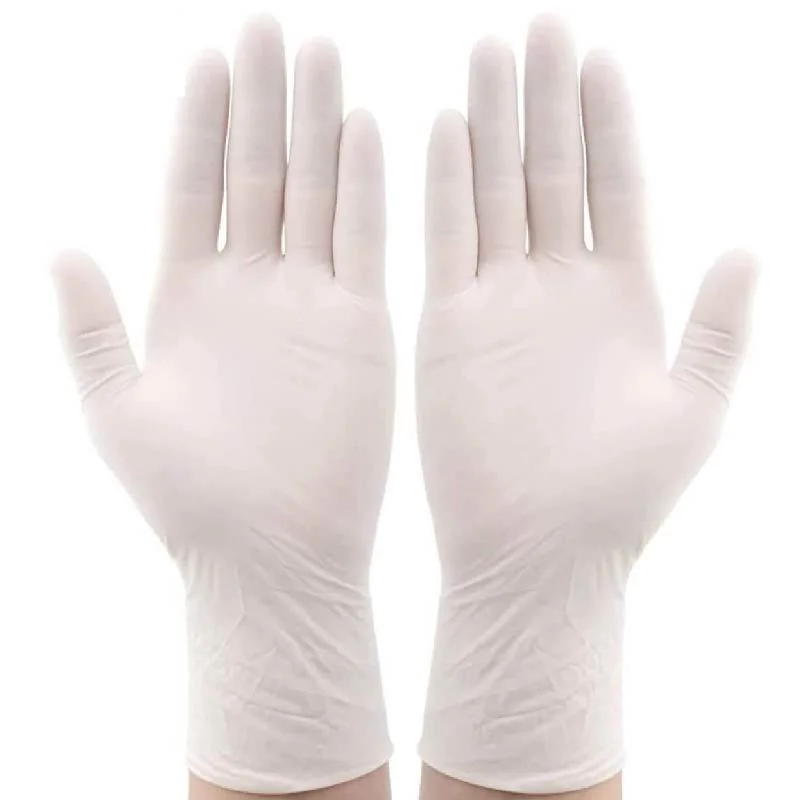 As Guantes 100un Latex Descartables L (10)