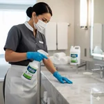 Desinfectante de amplio espectro Spartan Sparquat 5lt. Ideal para superficies en hoteles y cocinas. Limpia, desinfecta y desodoriza en un solo paso. Pack x4.