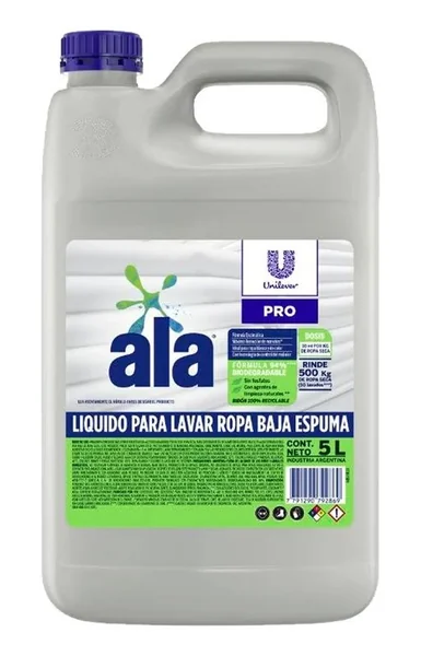 Ala Jabon Liquido Ropa 5lt Ecolavado botella profesional (4)