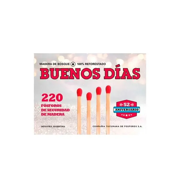 Buenos Dias fosforos 220un (200)