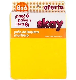 Skay Paño Pisos amarillo multiuso (50)
