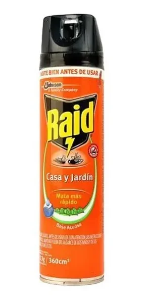 Raid Insecticida 360ml Essential Casa y Jardin (12)