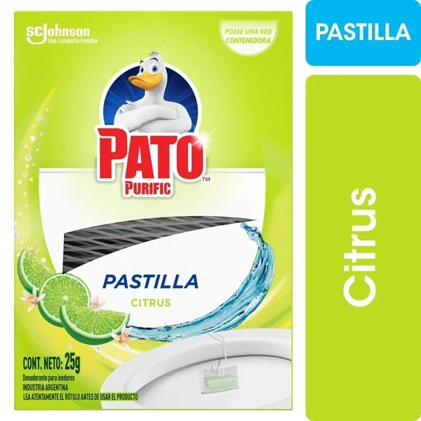 Pato Purific Limpiador inodoro pastilla para inodoro 25gr citrus (24)