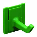 Repuesto de gancho organizador Italimpia código 5864 color verde para sistema de colgado.