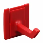 Repuesto de gancho rojo Italimpia código 5863 para sistema de colgado profesional.