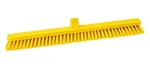 Cepillo barrendero tipo andén Italimpia código 6185 color amarillo de alta resistencia.
