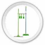 Organizador verde Italimpia instalado en sector de procesamiento de alimentos.