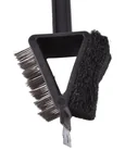 Cepillo Siena para limpieza de parrillas de 37 cm con cerdas de acero.