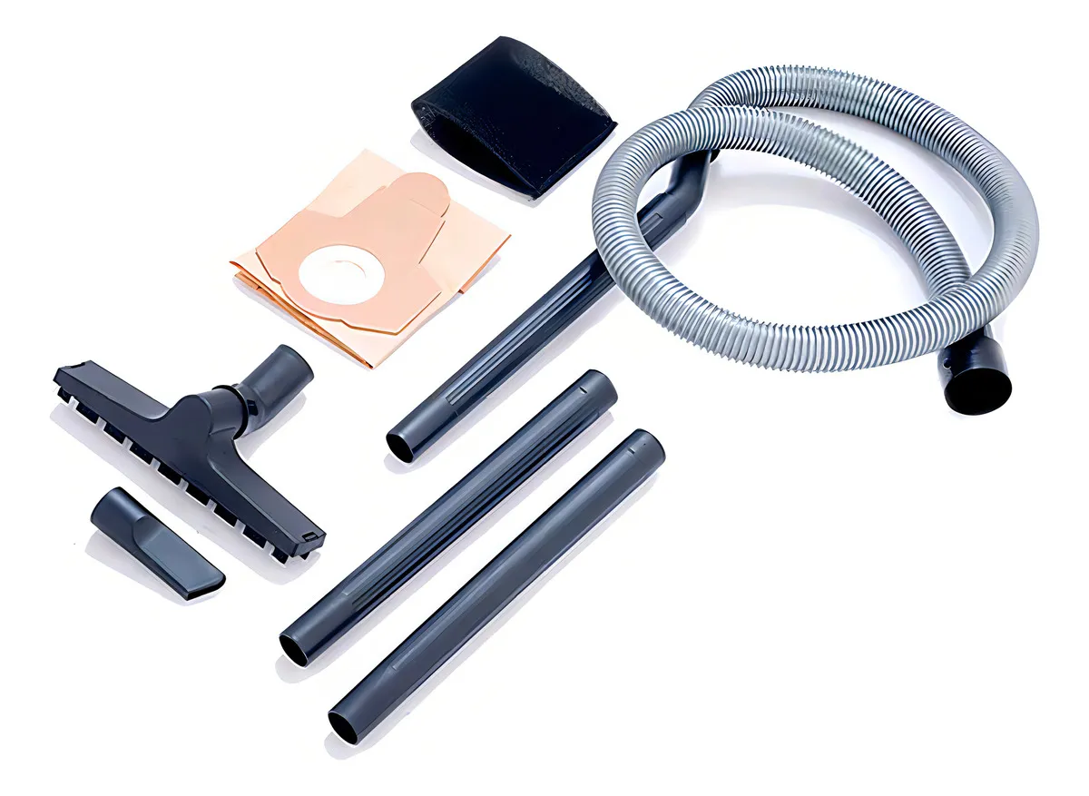 Detalle del cabezal y kit de boquillas de la aspiradora Daewoo de 1000W.