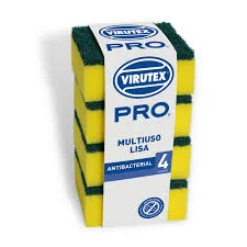 Virutex Pro Esponja 4un Lisa (48)