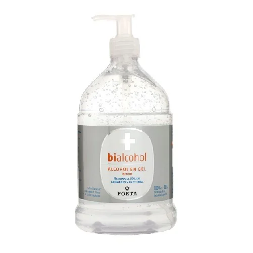Porta Alcohol En Gel  1000ml Neutro (6)