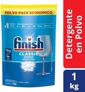 Finish Detergente 1kg Polvo Pouch Automatico (8)