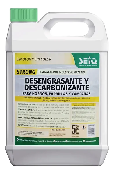 Seiq Desengrasante  Para Hornos y Parrillas Strong 5lt (4)