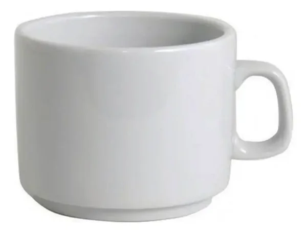 Verbano Recta Taza Desayuno Blanca (24)